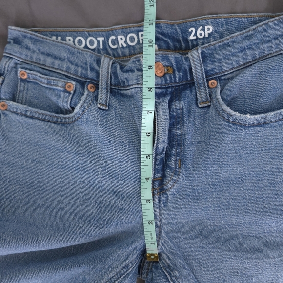 J. Crew Demi Boot Cut 2P Billie medium Wash Jeans - Picture 4 of 9